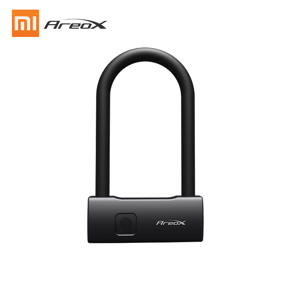 Xiaomi AreoX Fingerprint U Shape Lock U8 Anti-theft Bicycle Motorcycle Bike S5H9